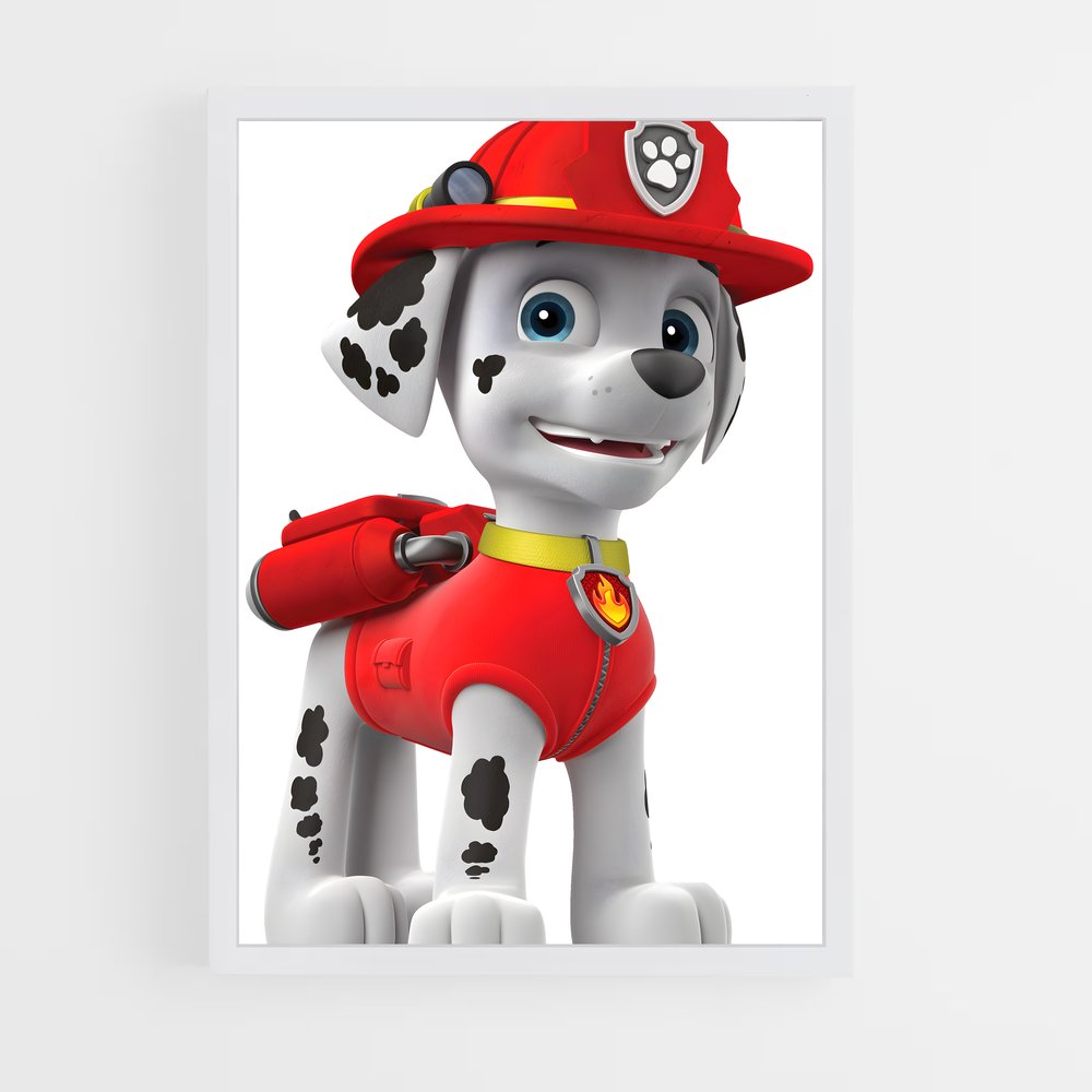 ap-paw patrol-3 cadre Blanc