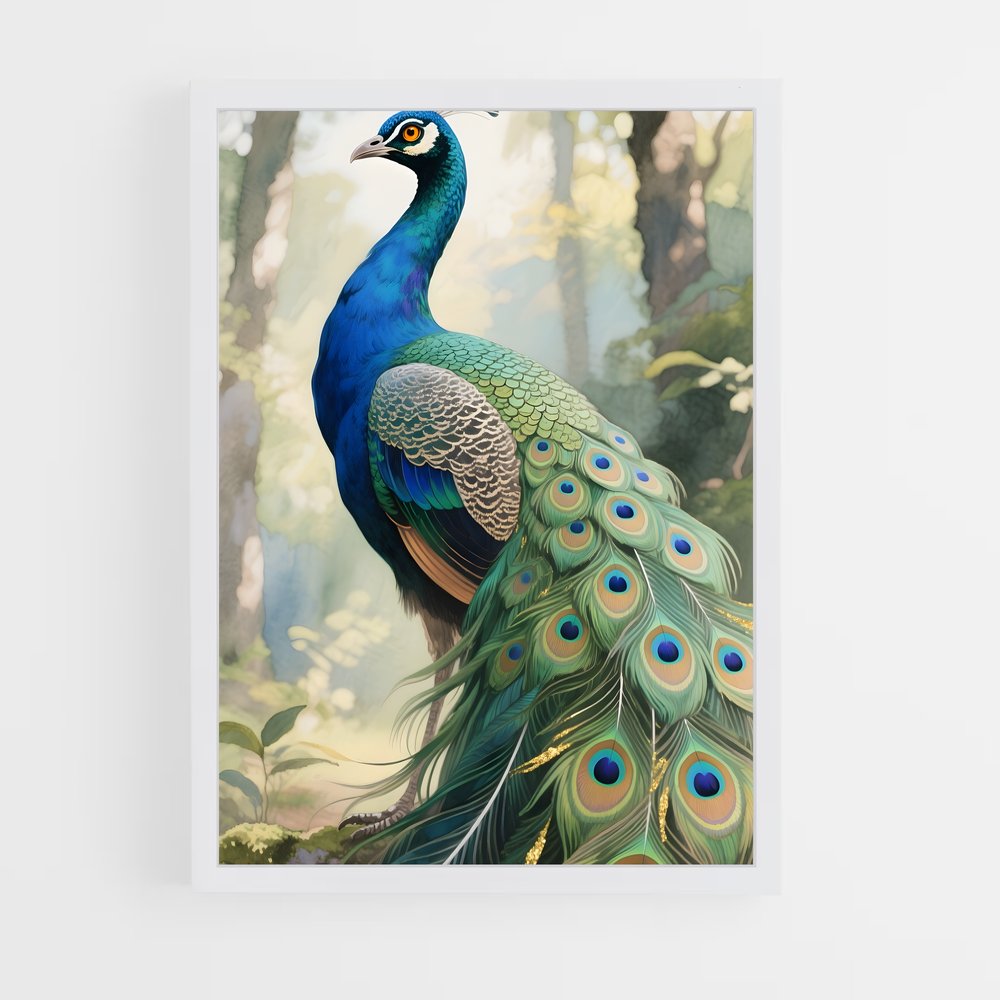 ap-peacock-2 cadre Blanc