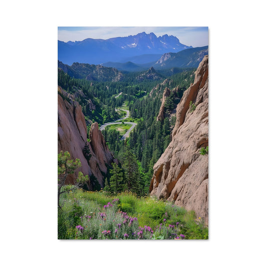 Poster Vallée Éclatante