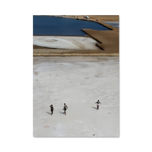 Poster Plage Éphémère