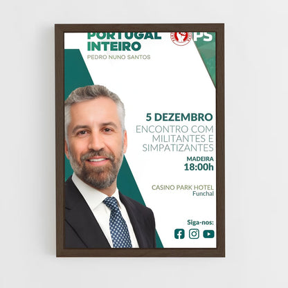 ap-pedro nuno santos-1 cadre Bois foncé