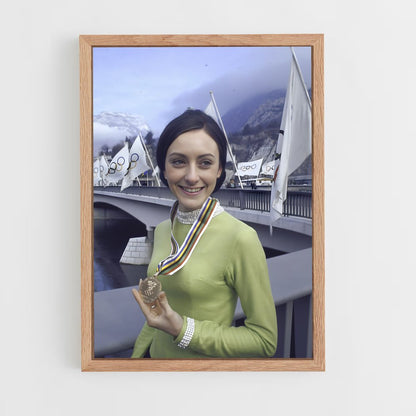 ap-peggy fleming-1 cadre Bois clair