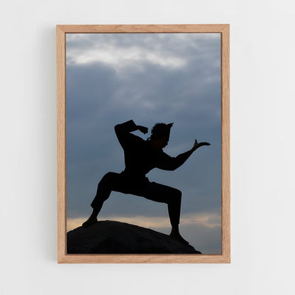 ap-pencak silat-1 cadre Bois clair