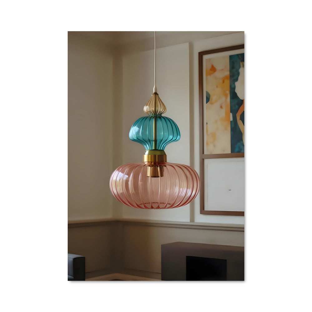 Poster Lumières en Verre