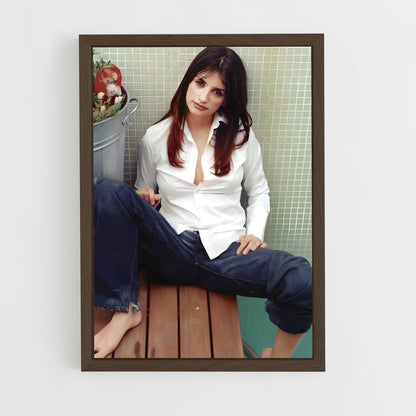 ap-penelope cruz-3 cadre Bois foncé