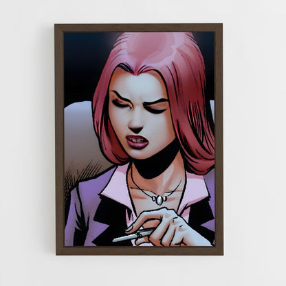 ap-pepper potts-2 cadre Bois foncé
