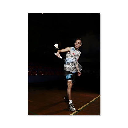 Poster Badminton en Action