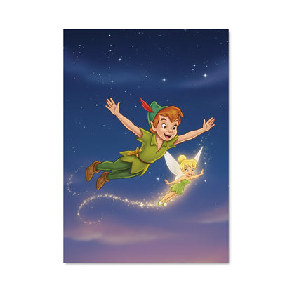 Poster Peter Pan en Vol
