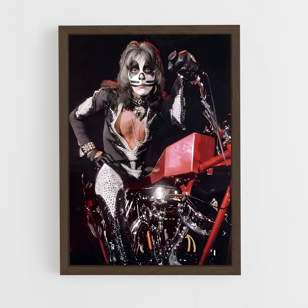 ap-peter criss-3 cadre Bois foncé