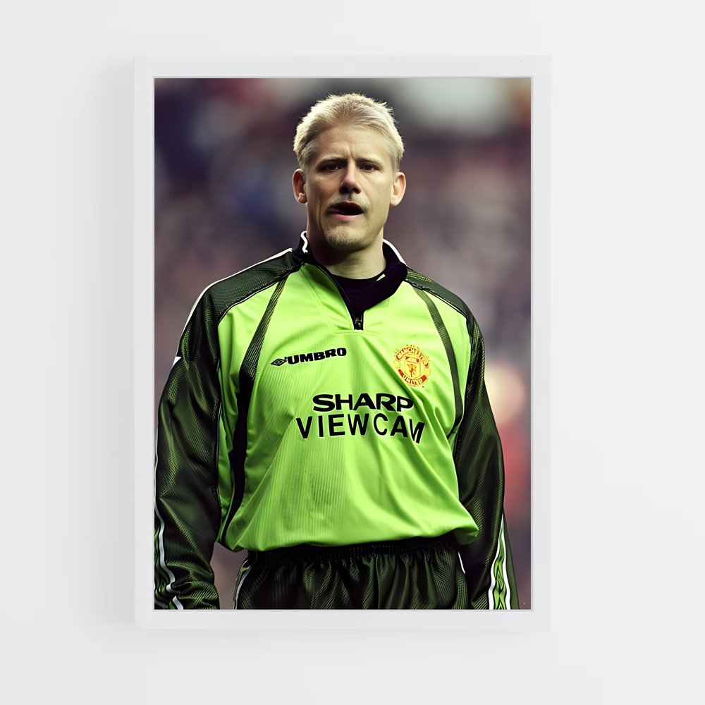 ap-peter schmeichel-1 cadre Blanc