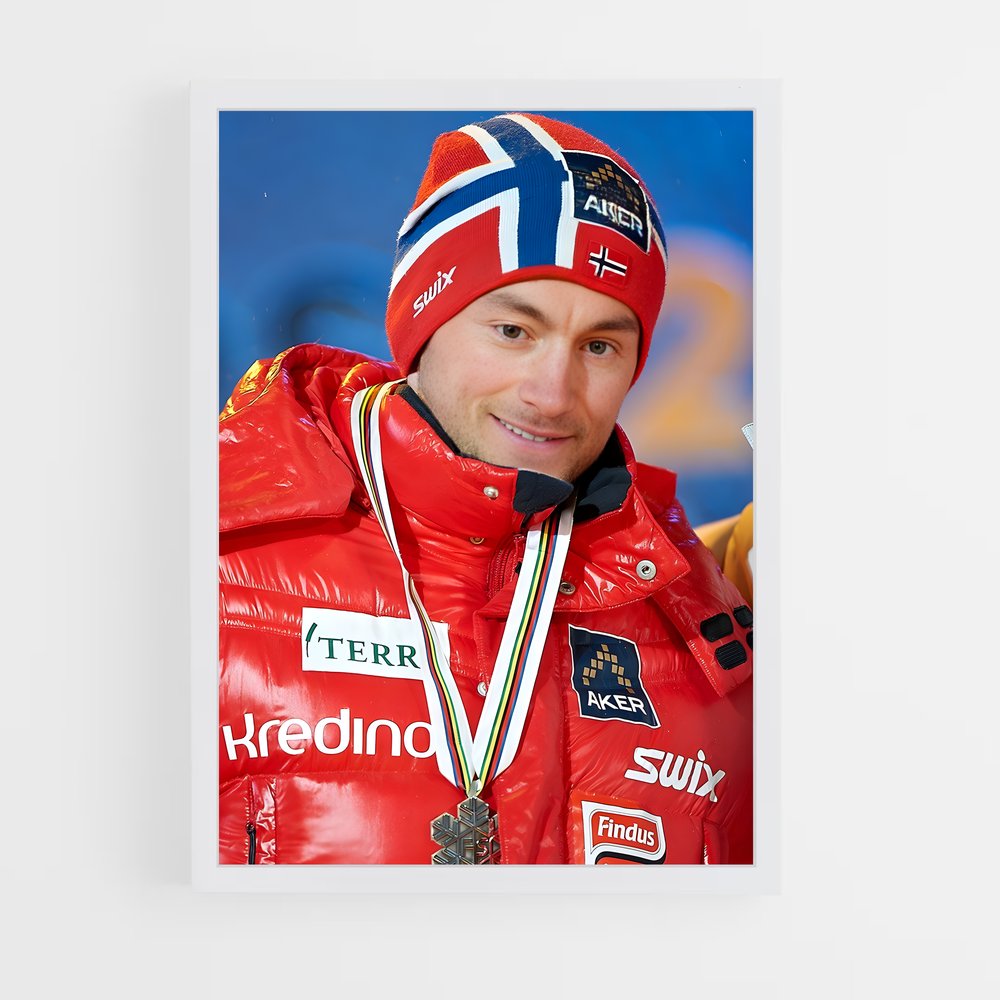 ap-petter northug-1 cadre Blanc