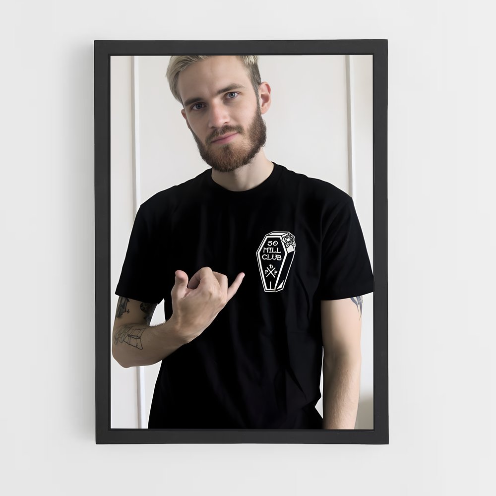 ap-pewdiepie-4 cadre Noir