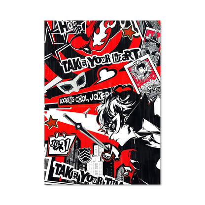 Poster Graffiti des Voleurs
