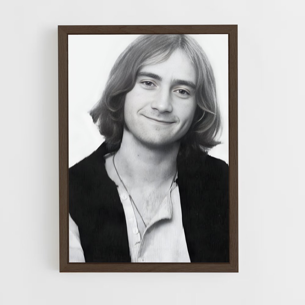 ap-phil collins-7 cadre Bois foncé