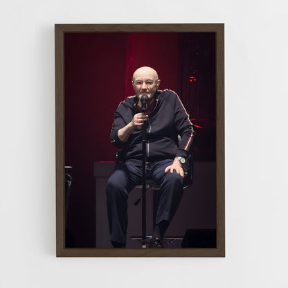 ap-phil collins-9 cadre Bois foncé