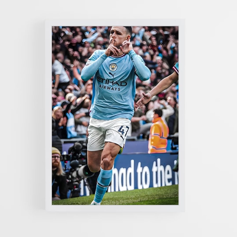 ap-phil foden-5 cadre Blanc