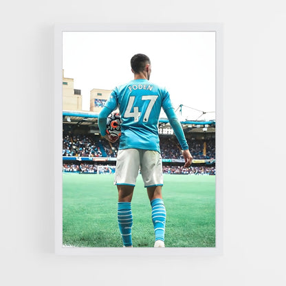 ap-phil foden-8 cadre Blanc