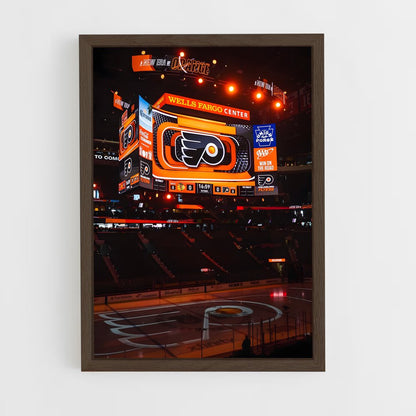 ap-philadelphia flyers-2 cadre Bois foncé