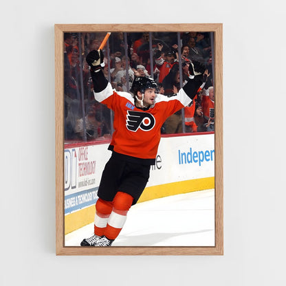 ap-philadelphia flyers-8 cadre Bois clair