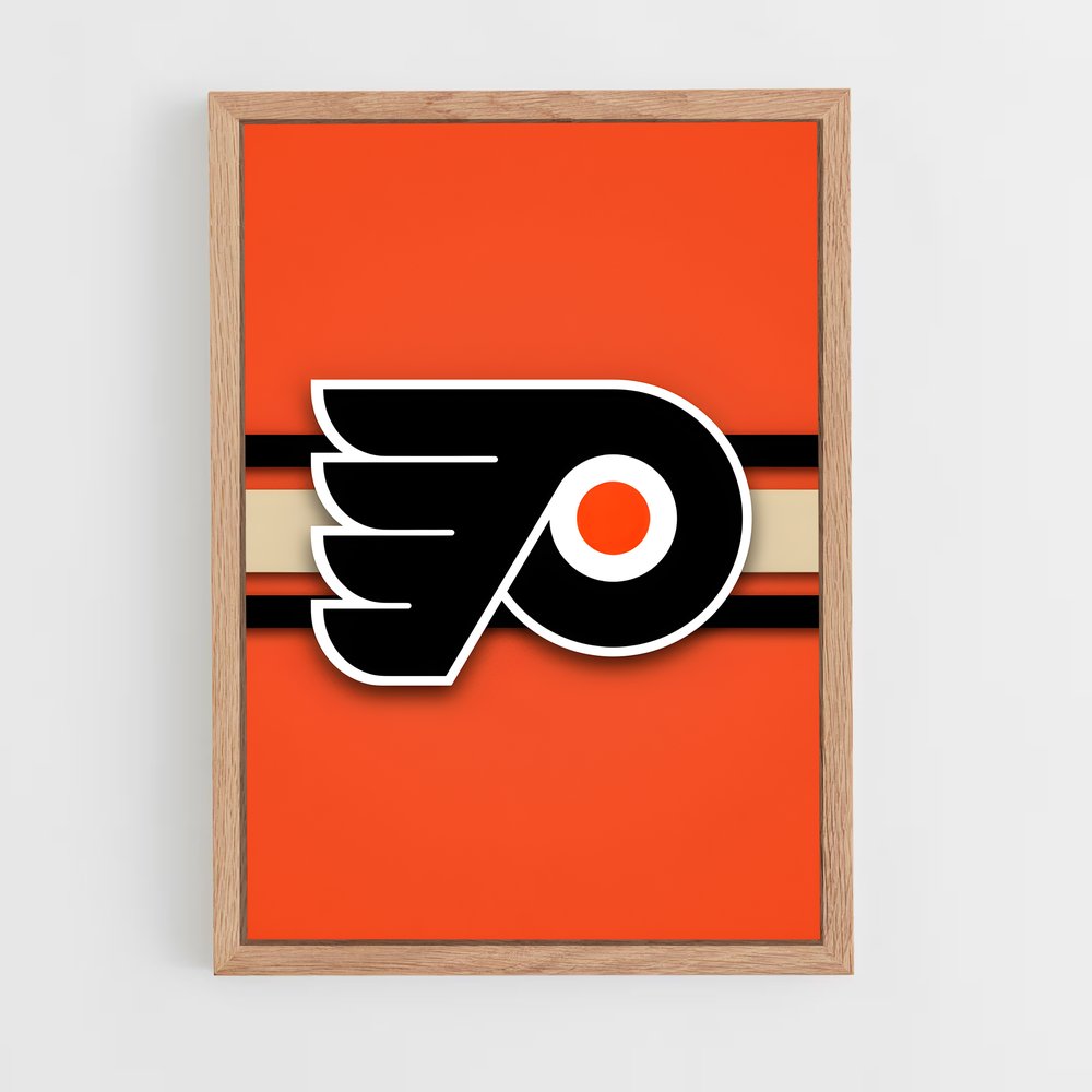 ap-philadelphia flyers-9 cadre Bois clair