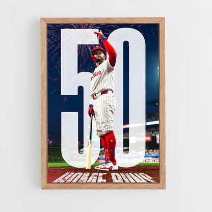ap-philadelphia phillies-12 cadre Bois clair
