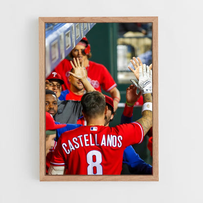 ap-philadelphia phillies-13 cadre Bois clair