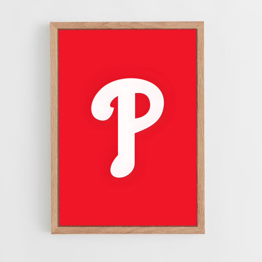 ap-philadelphia phillies-14 cadre Bois clair