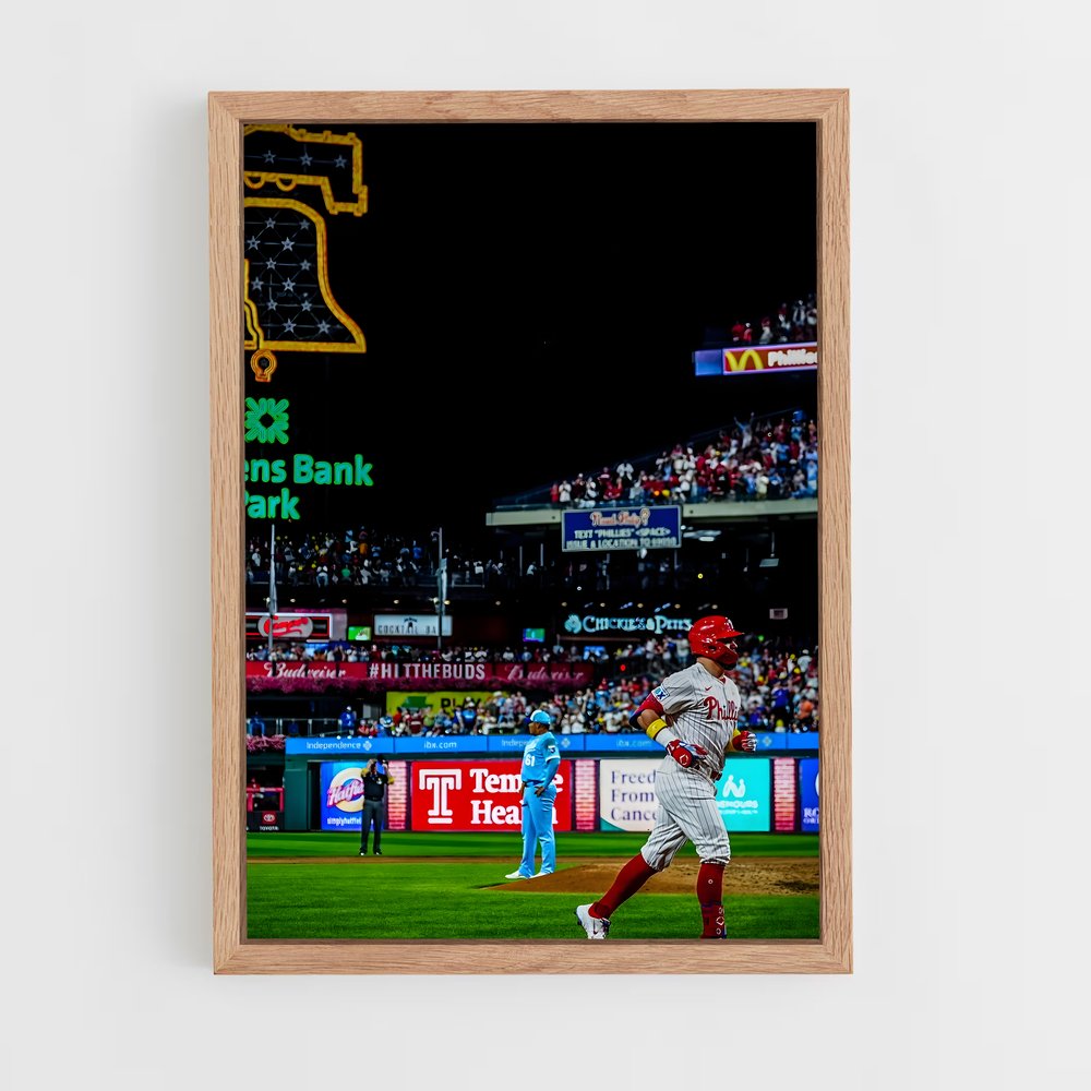 ap-philadelphia phillies-3 cadre Bois clair