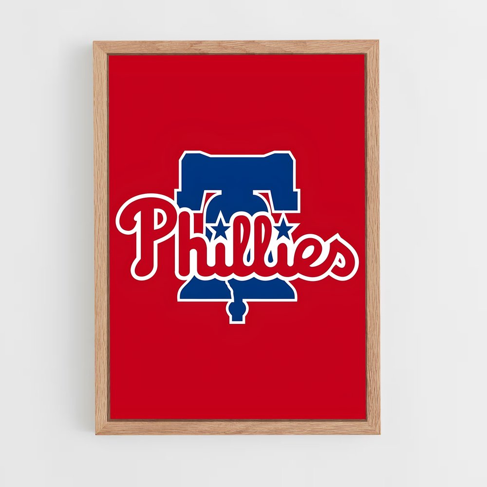 ap-philadelphia phillies-7 cadre Bois clair