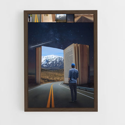 ap-photomontage-5 cadre Bois foncé