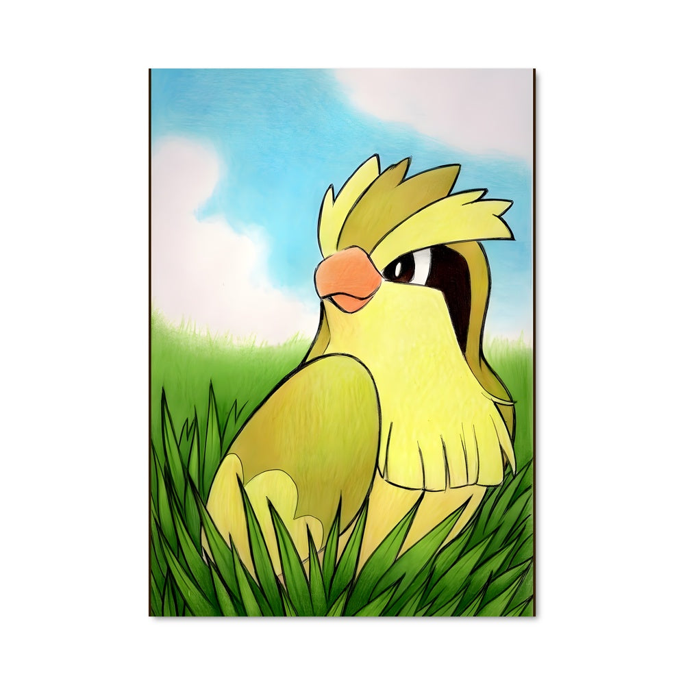 Poster Pidgey au Sol