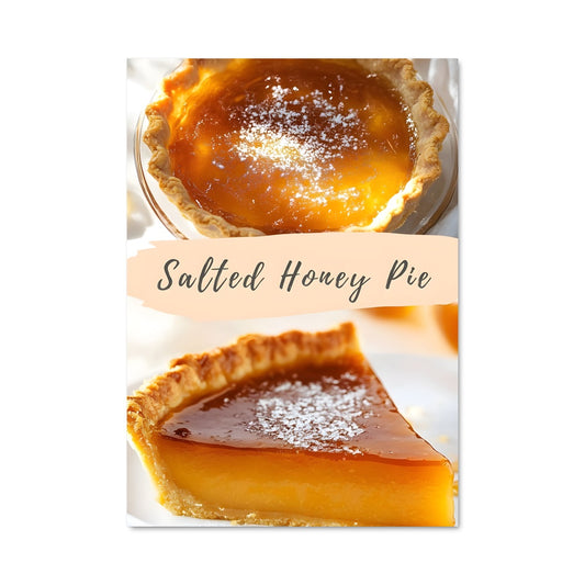 Poster Tarte Caramel Salé