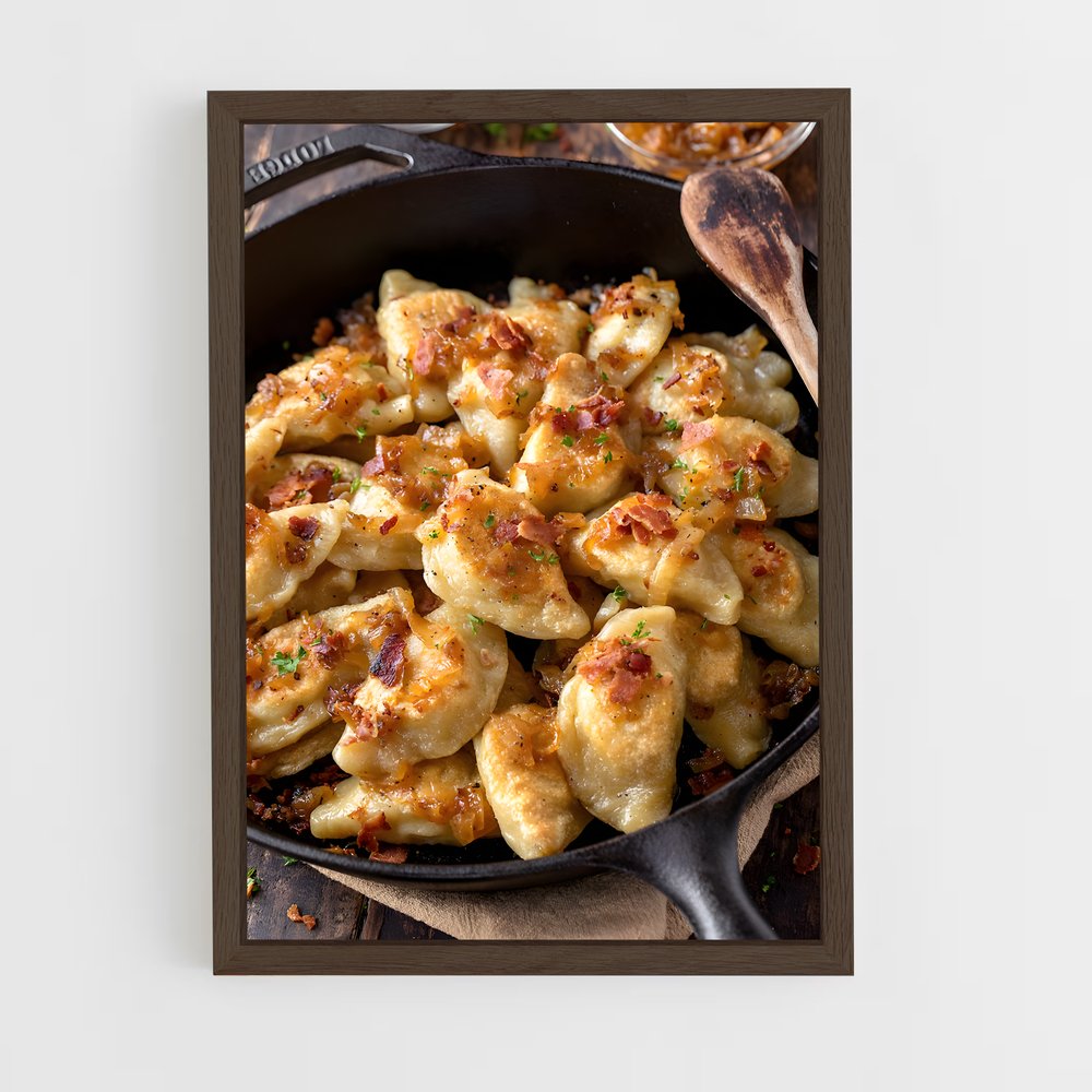 ap-pierogies-1 cadre Bois foncé