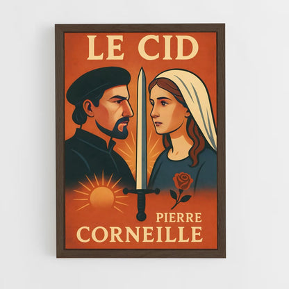 ap-pierre corneille-4 cadre Bois foncé