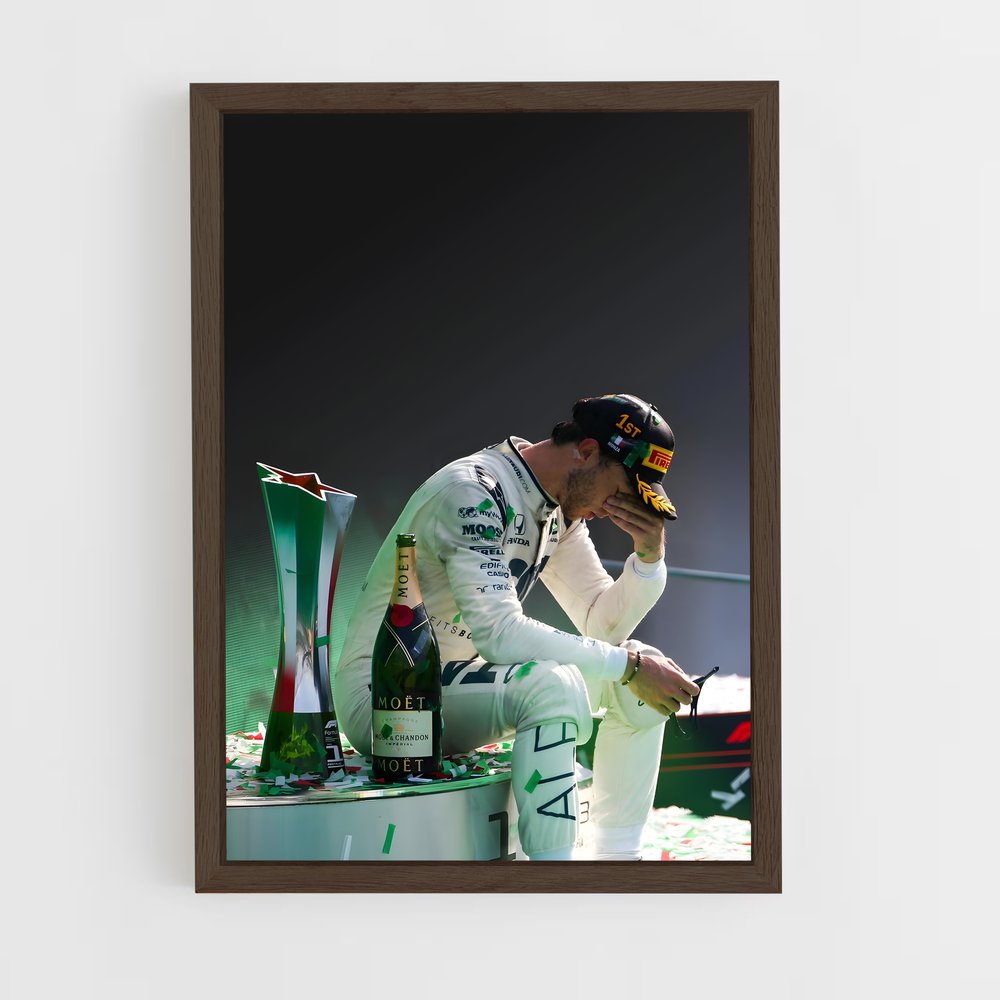 ap-pierre gasly-1 cadre Bois foncé