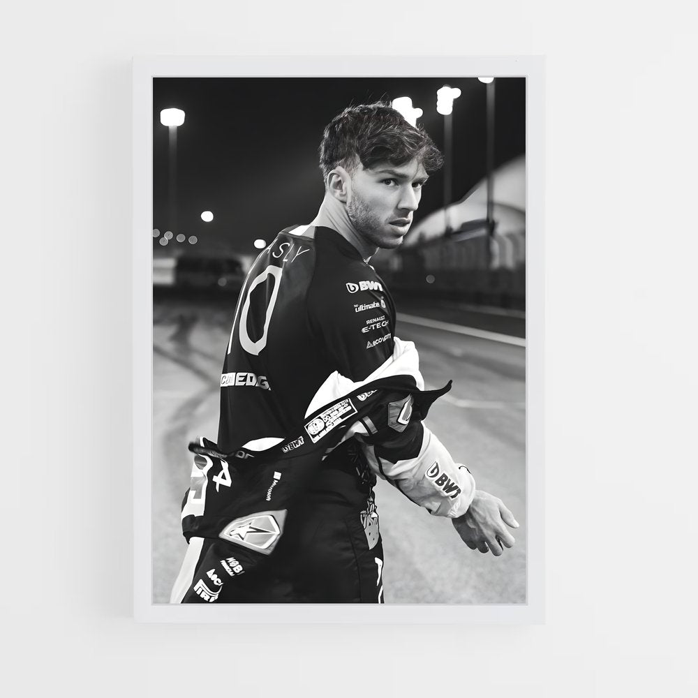 ap-pierre gasly-2 cadre Blanc