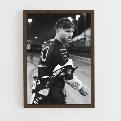 ap-pierre gasly-2 cadre Bois foncé