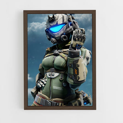 ap-pilot titanfall-2 cadre Bois foncé