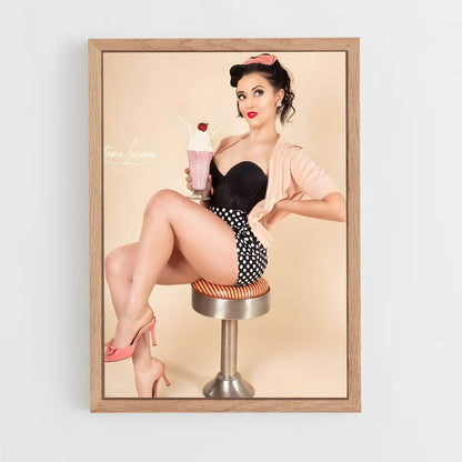 ap-pin up-5 cadre Bois clair