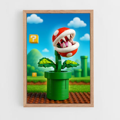 ap-piranha plant-1 cadre Bois clair