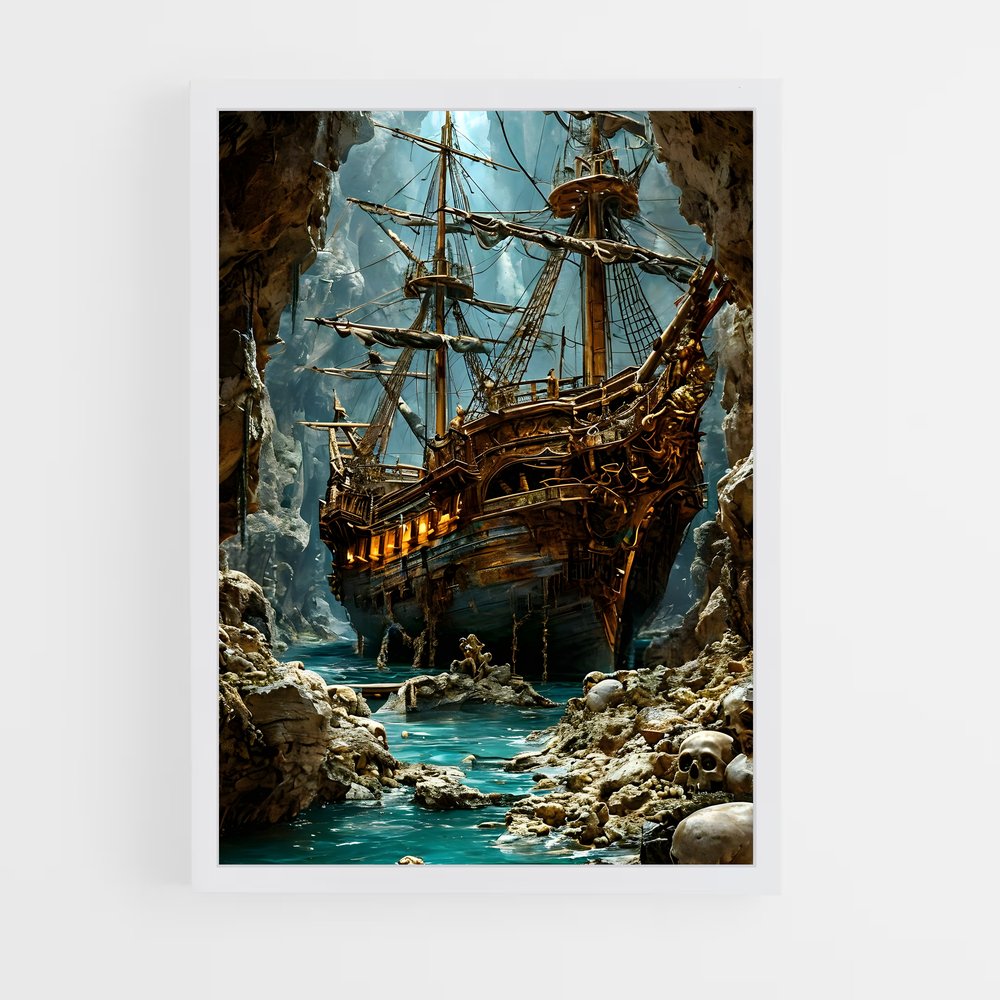 ap-pirate ships-3 cadre Blanc