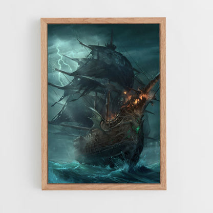 ap-pirate ships-6 cadre Bois clair