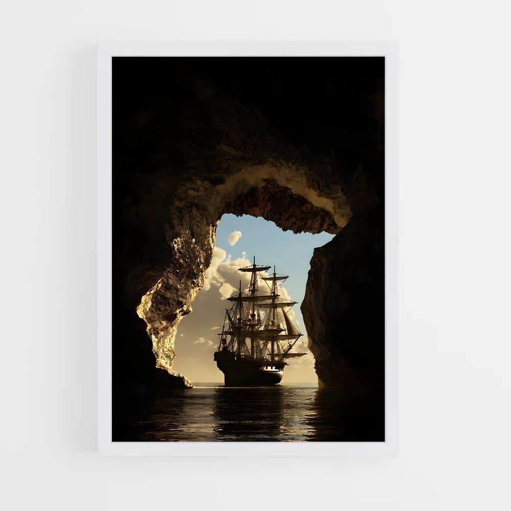 ap-pirates of the caribbean-1 cadre Blanc