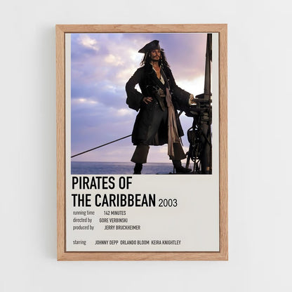 ap-pirates of the caribbean-4 cadre Bois clair