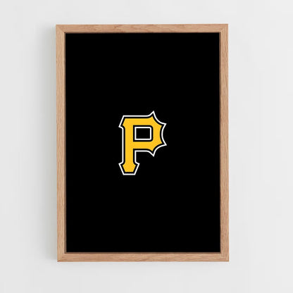 ap-pittsburgh pirates-1 cadre Bois clair