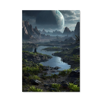 Poster Lac Étoilé