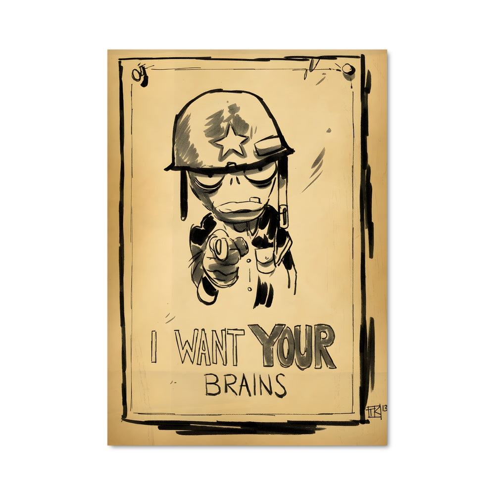 Poster Le Tireur de Zombies