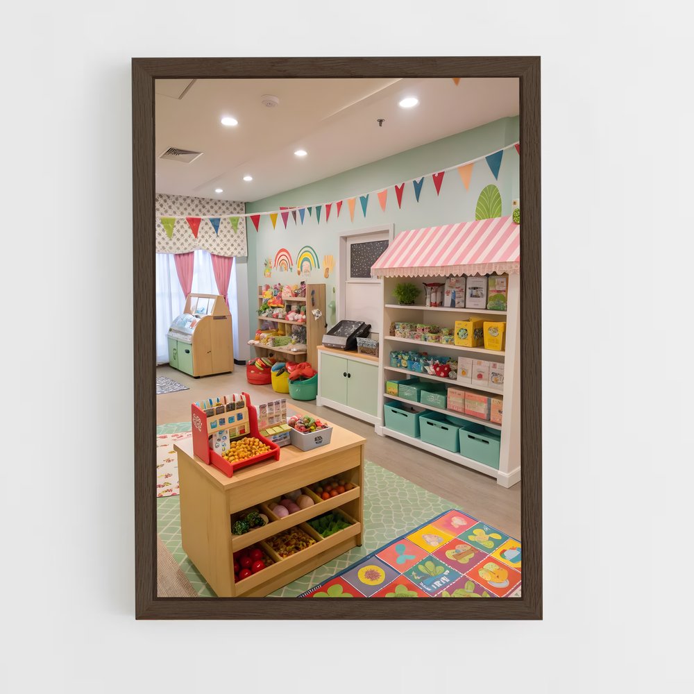 ap-playroom-19 cadre Bois foncé