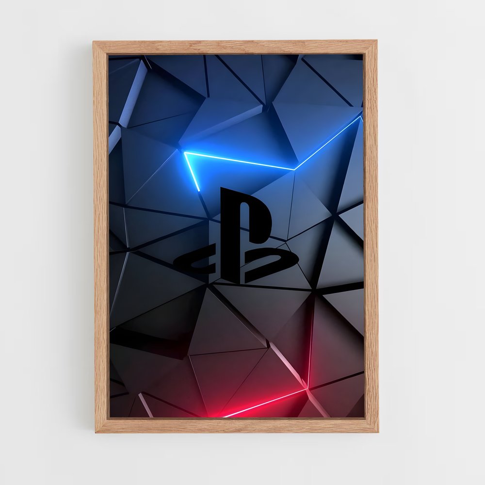 ap-playstation-2 cadre Bois clair