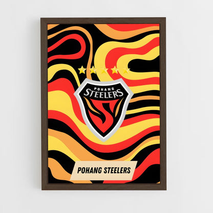 ap-pohang steelers-1 cadre Bois foncé